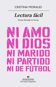 Portada de Lectura fácil de Cristina Morales